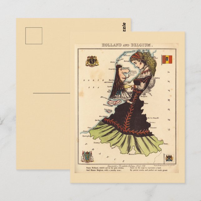 Holland Belgique Cartes photos Carte postale Vinta (Devant / Derrière)