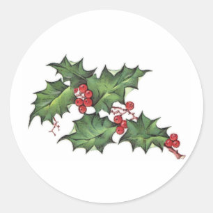 Holly et Berries   Stickers de Noël