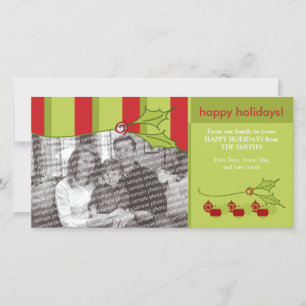Holly et Ivy Happy Happy Holidays Modèle personnal