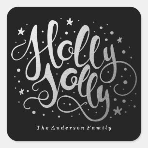 Holly Jolly Autocollants de vacances
