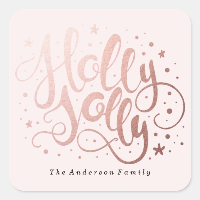 Holly Jolly | Stickers Vacances (Devant)