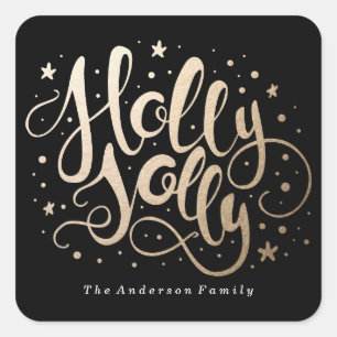 Holly Jolly Stickers Vacances