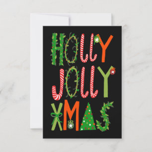 HOLLY JOLLY XMAS Sweet Holidays Noël