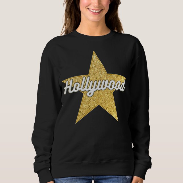 Hollywood Boulevard Script et Star Sweatshirt (Devant)