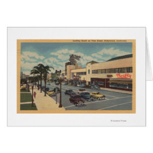 Hollywood, CALooking sud sur Vine Street View