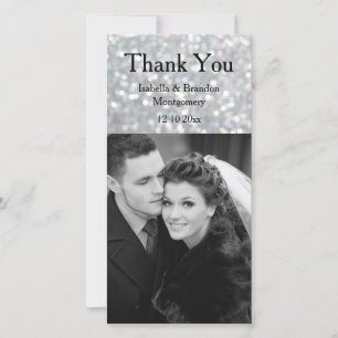Hollywood Glam Carte de remerciements