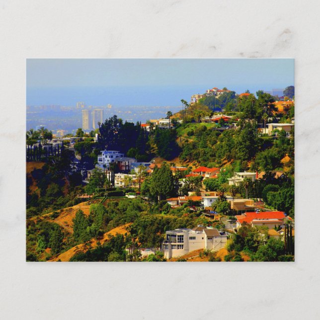 Hollywood Hills, Californie Carte postale (Devant)