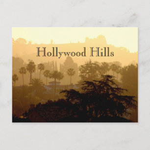 Hollywood Hills, Californie Carte postale