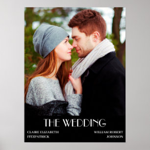 Hollywood Movie Poster Mariage Affiche de bienvenu