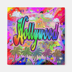 Hollywood Vista Express Magnet
