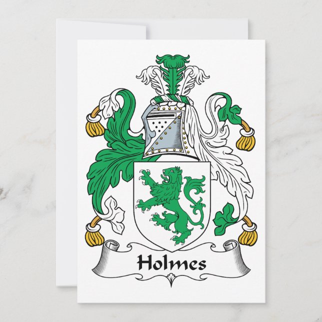 Holmes Family Crest (Devant)