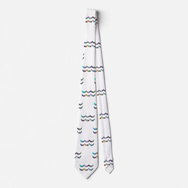 hologram aquarius mens necktie cravate (Devant)