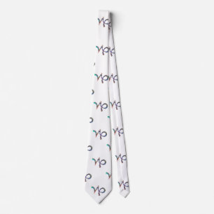 hologramme Capricorn, cravate homme necktie