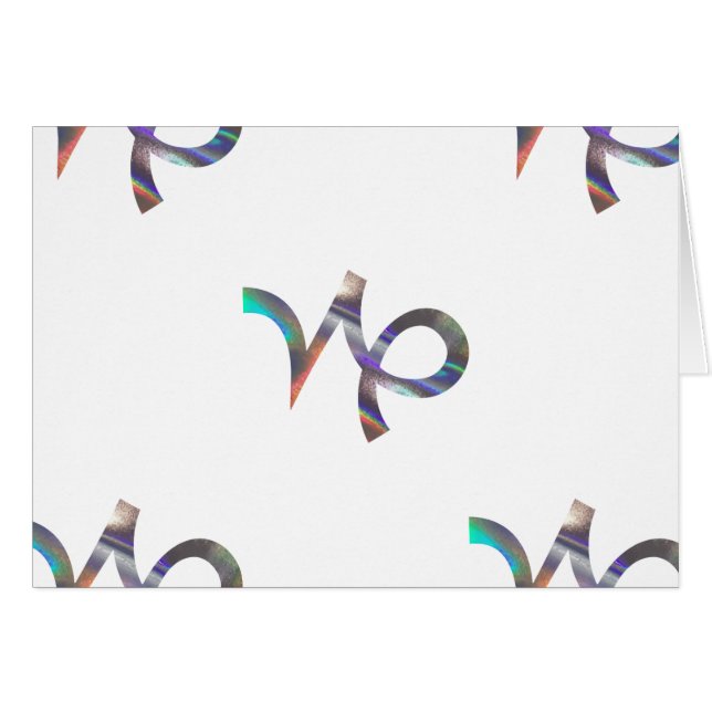 hologramme Capricorne (Devant horizontal)
