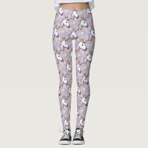 hologramme licorne emoji leggings