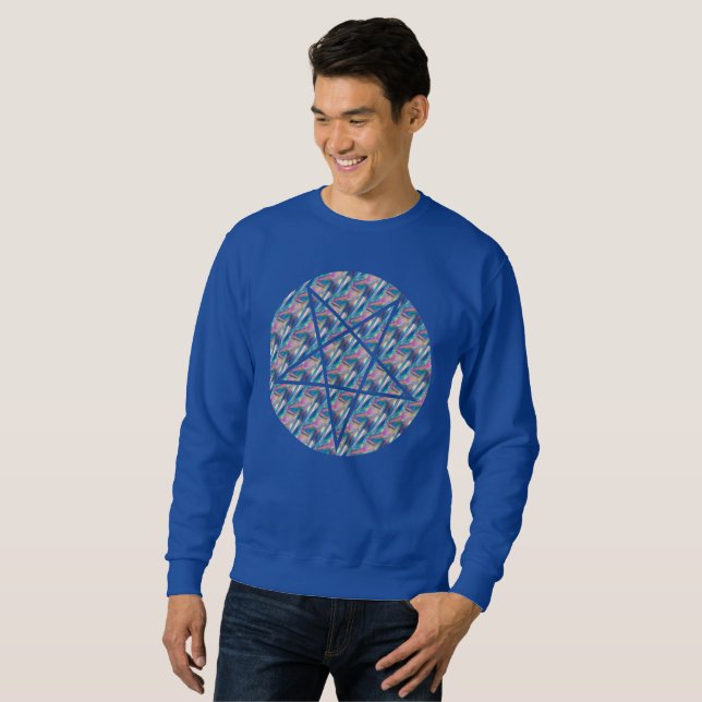 hologramme pentagramme sweatshirt (Devant entier)