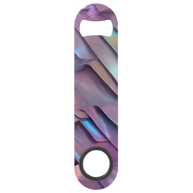 Holographie abstraite/iridescente futuriste (Devant)