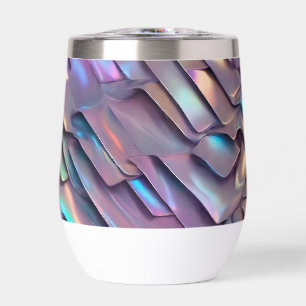 Holographie abstraite/iridescente futuriste