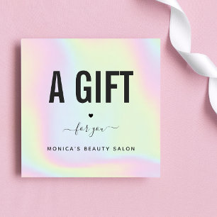 Holographique Arc en ciel Unicorn Pastel Salon mod