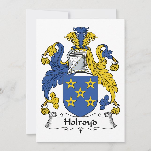 Holroyd Family Crest (Devant)