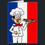 Holy Crepe French Flag 80th Birthday Card<br><div class="desc">Oh Crepe Someone's Turning 80 featuring the colors of the flag of France. A great greeting card for someone turning eighty. This card is perfect for a French man or woman celebrating an 80th milestone! Great for someone French who loves to cook or bake.</div>
