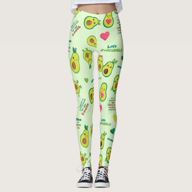 Holy Guacamole : Legging fantaisiste pour amoureux (Devant)