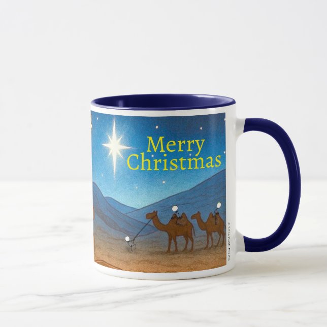 Holy Night Selfie Christmas 11 oz Coffee Mug (Droite)