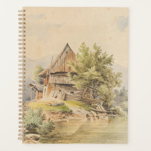 Holzhütte am See - Carl Lafite