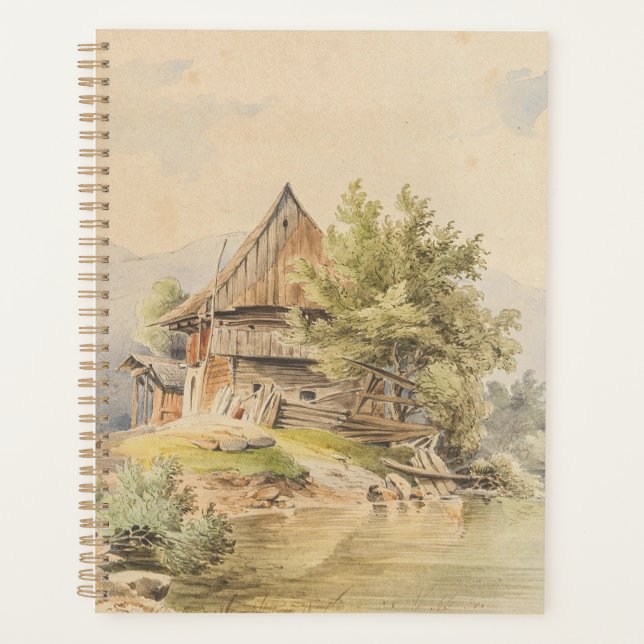 Holzhütte am See - Carl Lafite (Devant)