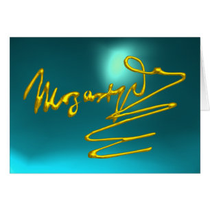 HOMAGE À MOZART, Gold Signature Blue Turquoise Gem