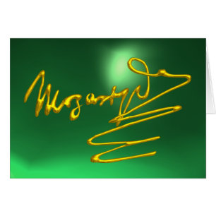 HOMAGE À MOZART Gold Signature du compositeur Gree