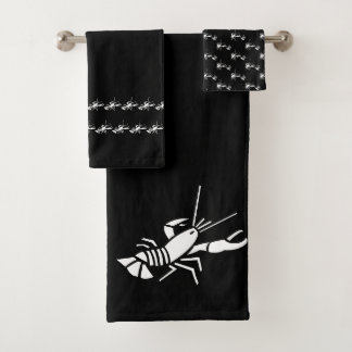Homard Déco côtière noir et blanc