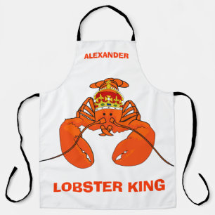 Homard King Long tablier Personnaliser