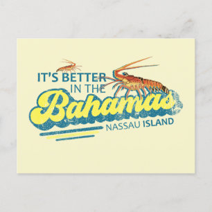 Homard Nassau Bahamas Carte postale Croisière de v
