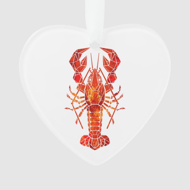 Homard polygonal rouge (devant)