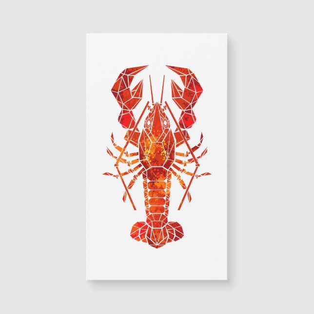 Homard polygonal rouge (Devant)