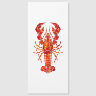 Homard polygonal rouge