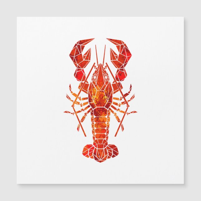 Homard polygonal rouge (Devant)