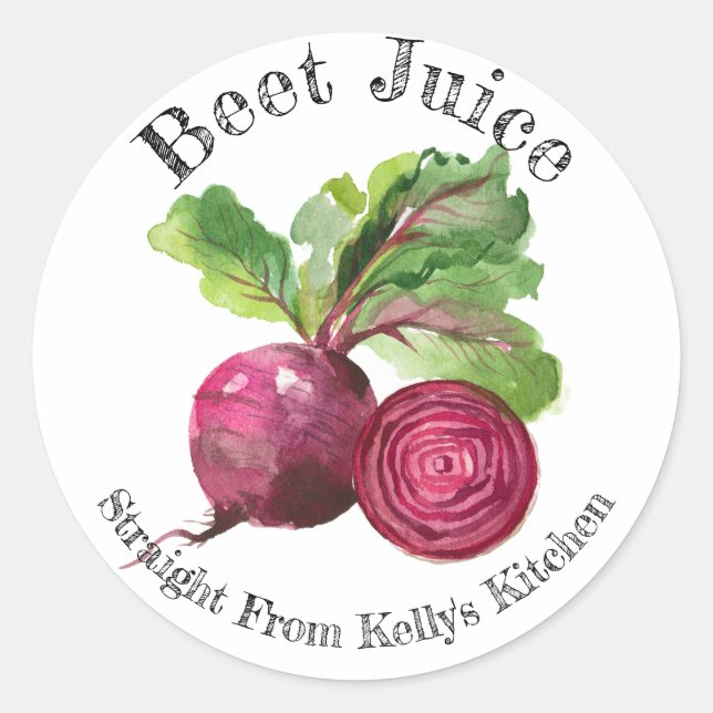 Home Canning Business Beet Juice Étiquette aliment (Devant)