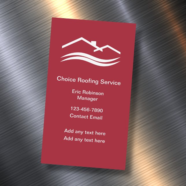 Home Handyman Construction Cartes de visite magnét (Créateur téléchargé)