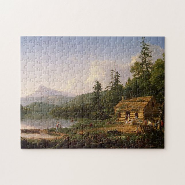 Home in the Woods par Thomas Cole Puzzle (Horizontal)