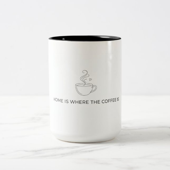 Home Is Where The Coffee Is Mug (Centre)