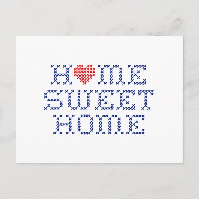Home Sweet Home Carte postale (Devant)