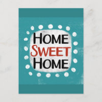 Home Sweet Home Carte postale