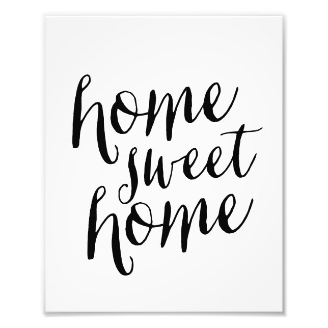 Home Sweet Home | Impression d'art (Devant)