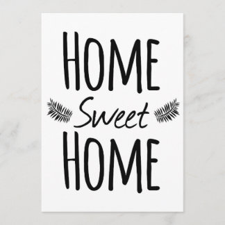 Home Sweet Home Invitations à la Fête du réchauffe