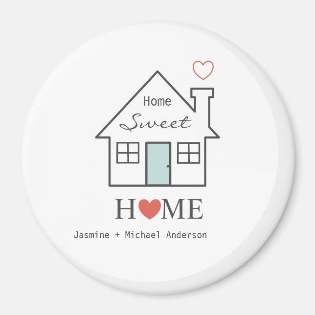 Home Sweet Home Magnet personnalisé (Devant)