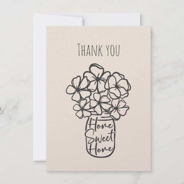 Home Sweet Home Merci plat (Devant)