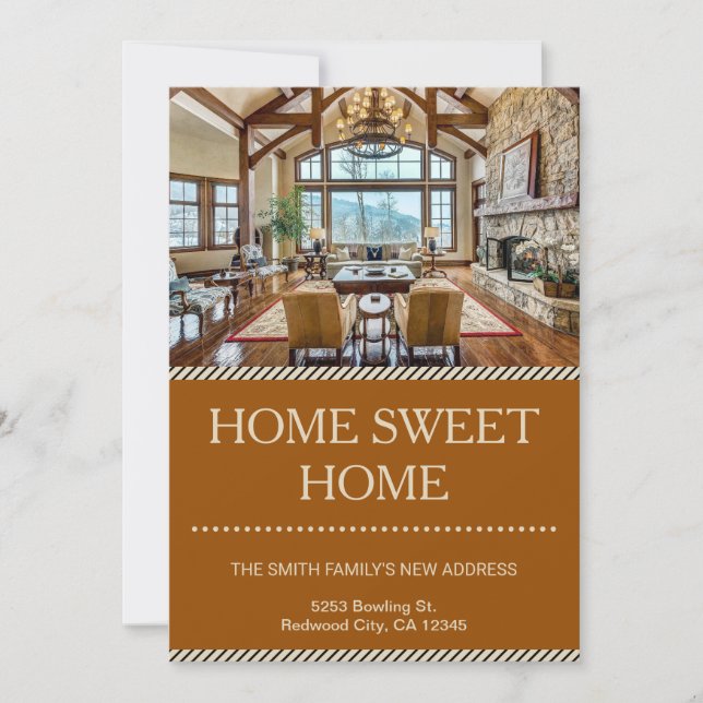 Home Sweet Home Moving Faire-part (Devant)