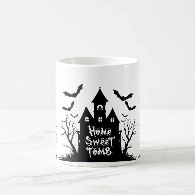 Home Sweet Tomb Mug | Funny Gothic Halloween Cup (Centre)